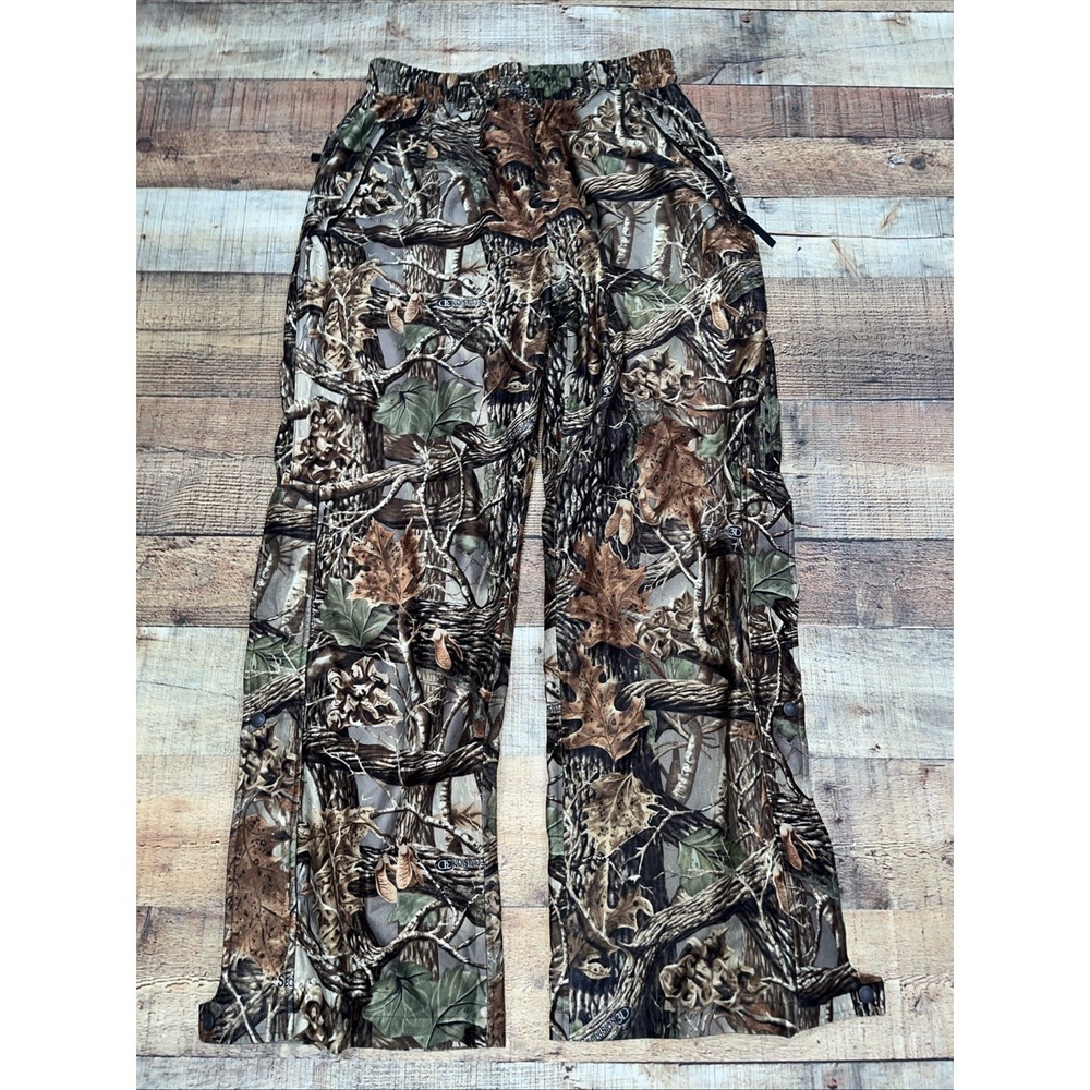 Cabela's Mens L / Tall GoreTexCamouflage Seclusion 3D Button‎ Zip Pants (2352)
